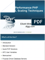 High Performance PHP & MySQL Scaling Techniques