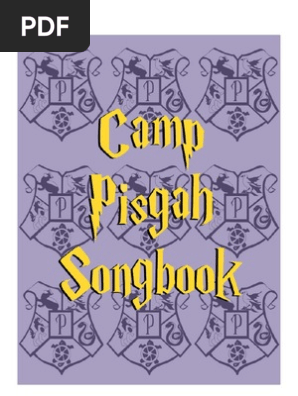 Camp Pisgah Songbook Minus Chords Song Structure Leisure