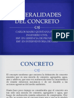 Generalidades Del Concreto