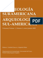 Arqueologia e produção de sentidos históricos na América do Sul