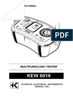 Kew 6016 - Uputstvo Za Upotrebu