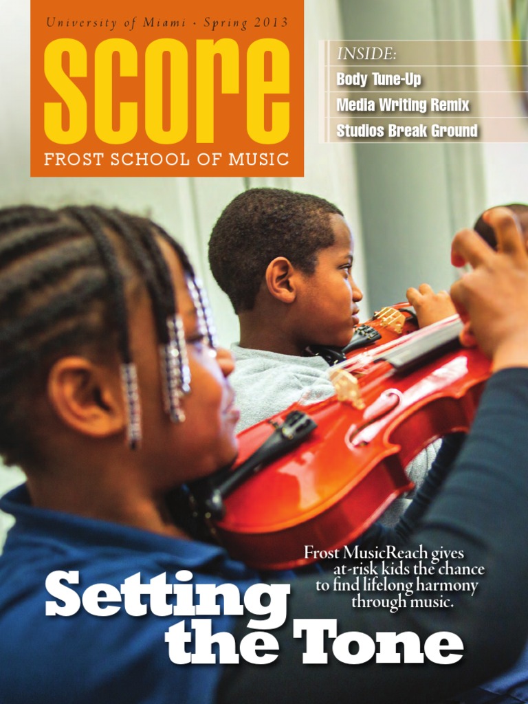 SCORE Magazine 2013 - Frost School of Music | PDF | Jazz | Performing Arts