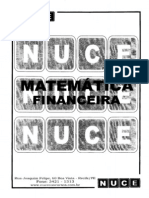 NUCE - MATEMÁTICA FINANCEIRA