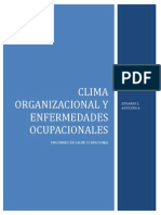 Clima Organizacional y Enfermedades Ocupacionales