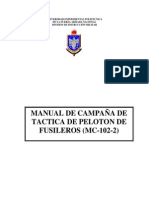 Manual de Campaa Del Peloton de Fusileros (MC-102-2) PDF