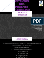 Nutrición Del Paciente Quirúrgico Nutircion Parenteral Seminario