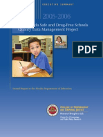 The Florida Safe and Drug-Free Schools Quality Data Management Project