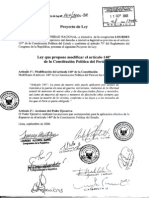 20061214-Proyecto Ley Nº 00164 Pena de Muerte Peru