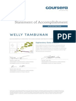 Coursera EDA Certificate With Distinction