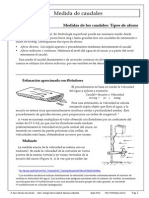 Medidas de Caudales