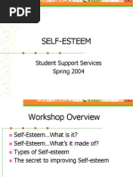 Self-Esteem: Student Support Services Spring 2004