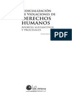 Judicializacion de Violaciones de Ddhh Aportes Sustantivos Procesales