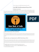 How To Prepare For The SBI Clerk Recruitment Exam 2014