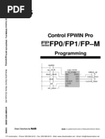 Panasonic FPWIN Manual