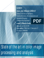 Lecture - State of The Art in Color Image Processing and Analysis