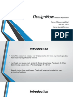 Designnow: Facebook Application