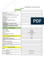 Technical Evaluation Form: Clients Documents You Have To Send For Evaluation