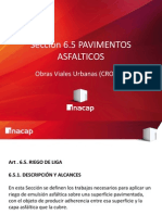 3.5-. Obras Viales Urbanas (CRO101) Pavimentos Asfalticos - Riego de Liga