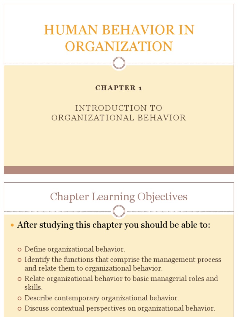 sample case study on human behavior in organization