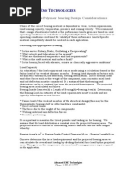 Bearing Design Considerations