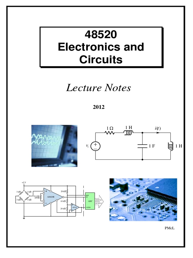 Electric Circuits Notes PDF Electrical Network Matrix (Mathematics)