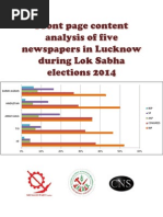 Download Frontpage Content Analysis of 5 Newspapers During Lok Sabha Elections 2014 by bobbyramakant SN230774927 doc pdf