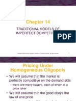 Traditional Models of Imperfect Competition