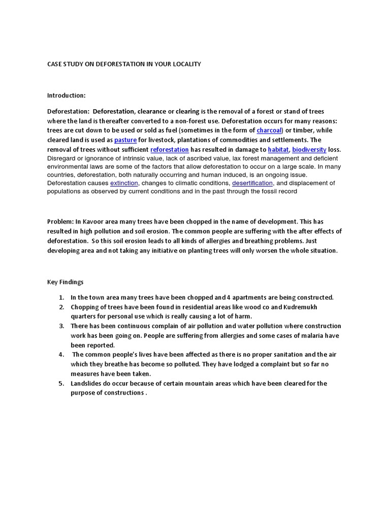 Deforestation case study pdf image