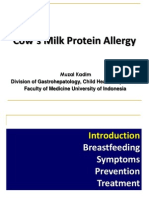 Cow's Milk Protein Allergy