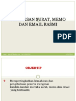 Penulisan Surat Memo Dan Email