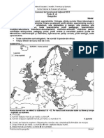 Modele de Subiecte Bacalaureat 2013 Proba Ed Scrisa Geografie