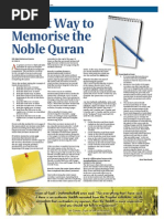 Quran Memorization Tips