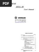 Microfriend: Dyna - 85 User's Manual