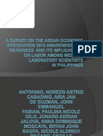 A Survey On The ASEAN Economic Integration 2015