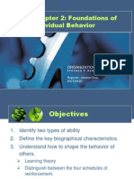 Chapter 2: Foundations of Individual Behavior