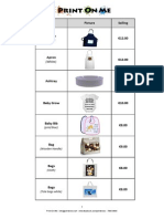 Pom Price List 2014