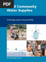 Small Community Water Supply
