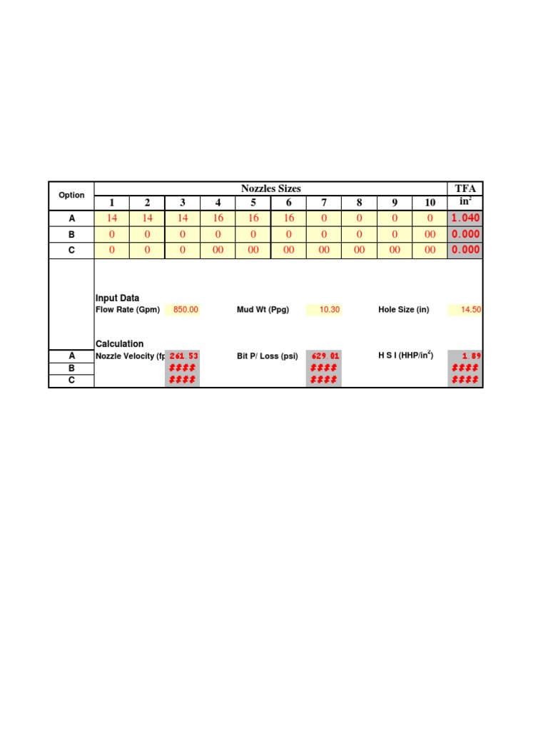 TFA 1 2 3 4 5 6 7 8 9 10 in Nozzles Sizes: Option | PDF | Gases | Soft ...
