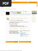 Crafting An Interpreter Part 2 - The Calc0 Toy Language: Congratulations! Your Download Is Complete