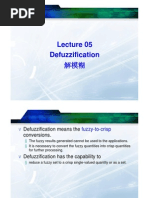 Lecture05 Defuzzification