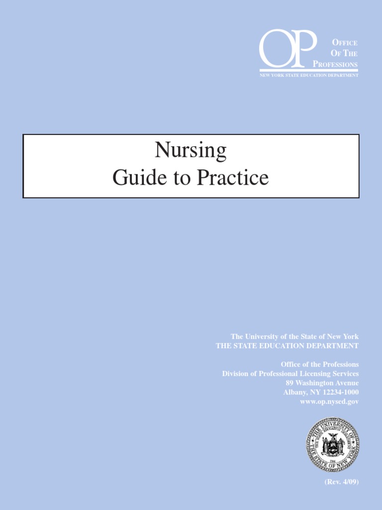 Nurse Guide April09 | PDF | Licensure | Nursing