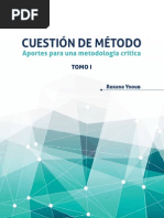Cuestion de Metodo - Aportes Para Una Metodología Crítica - Roxana Ynoub - 40 Pag