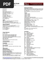 PMP Formula Pocket Guide