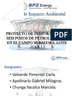 EXPO EIA-Proyecto de Perforación de Seis Pozos de Petróleo y Gas en El Campo ALBACORA, Lote Z-1