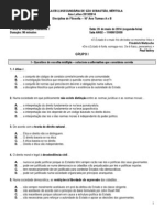 Teste de Avaliação 7 Da Turma 10º a e B 26 de Maio de 2014 Com Questões Corrigidas