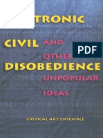 Critical Art Ensemble - Electronic Civil Disobedience