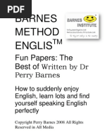 Barnes Method English Fun Papers PT @ Tradução by Mario Junior