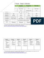 Angelicas Schedule