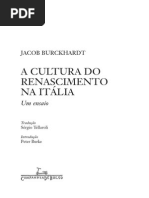 Burckhardt - A Cultura Do Renascimento Na Italia