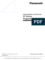 Panasonic FP PLC Manual
